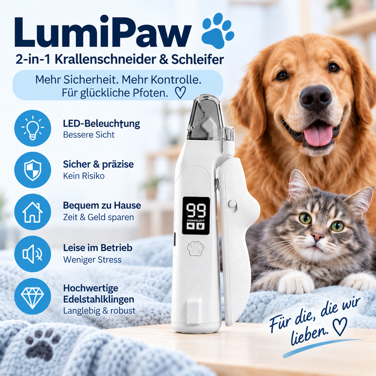 LumiPaw -  Krallen schneiden leicht gemacht